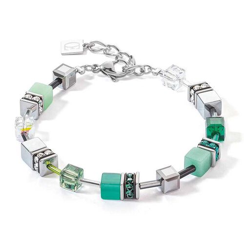 Coeur de Lion GeoCUBE® Teal Green Bracelet